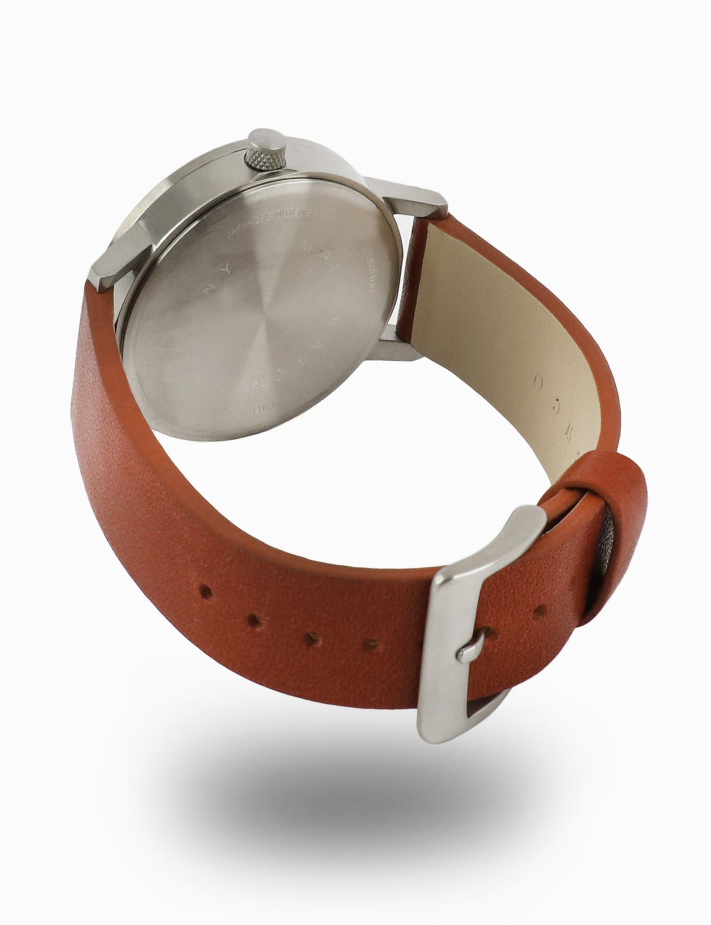 Kent Watch - Silver / White / Tan - 42mm