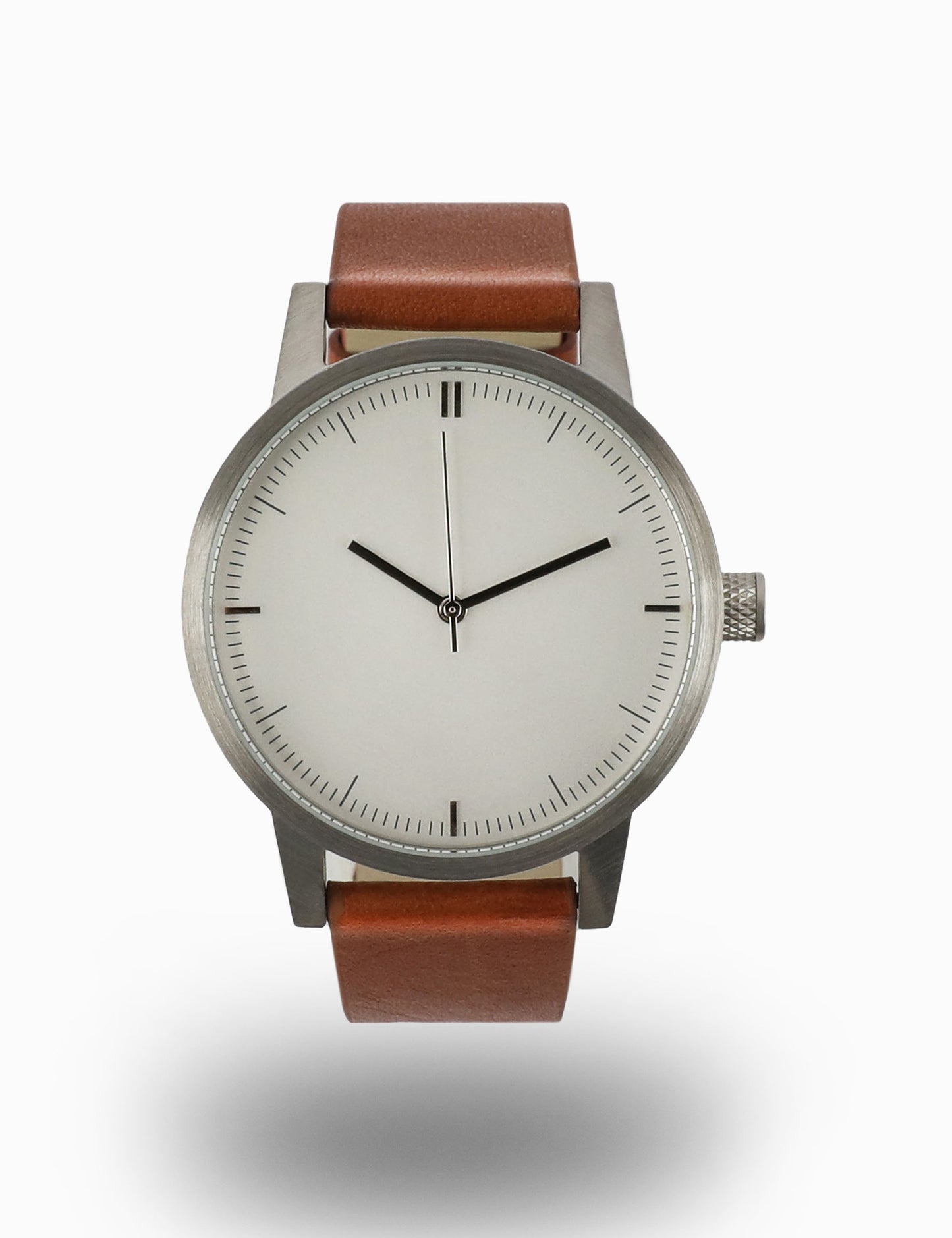 Kent Watch - Silver / White / Tan - 42mm