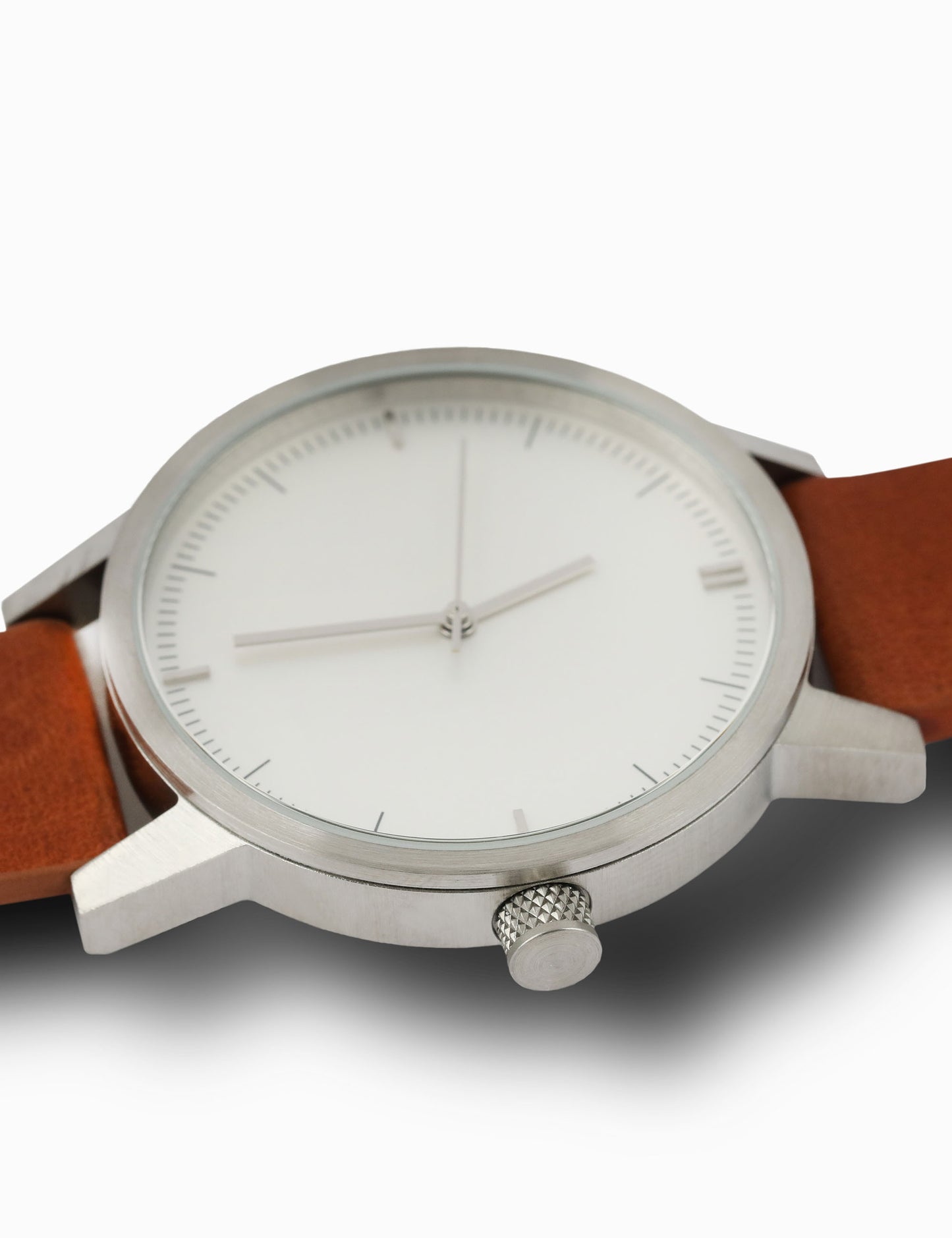 Kent Watch - Silver / White / Tan - 38mm