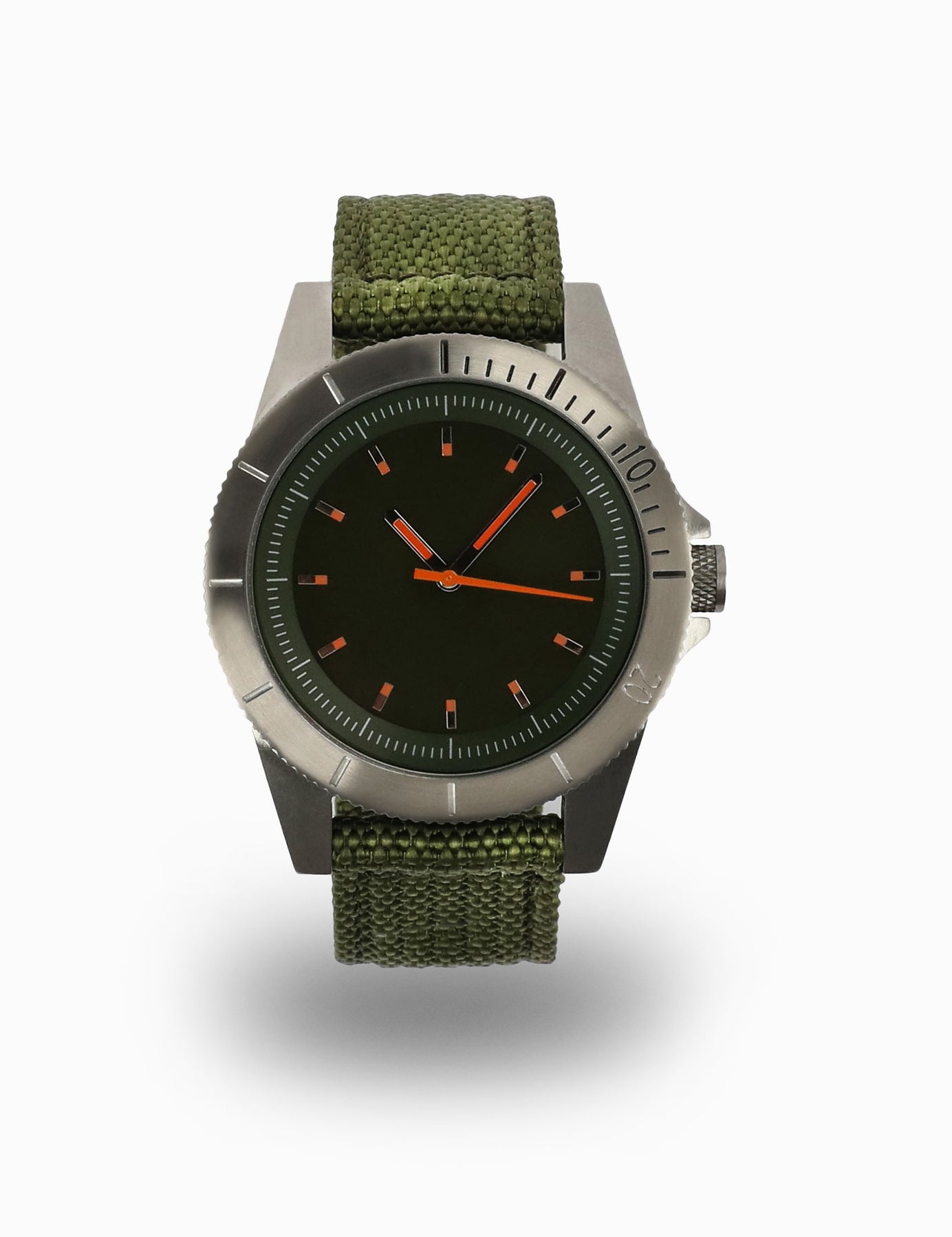 Explore Watch - Silver / Olive / Olive – Simple Watch Co.