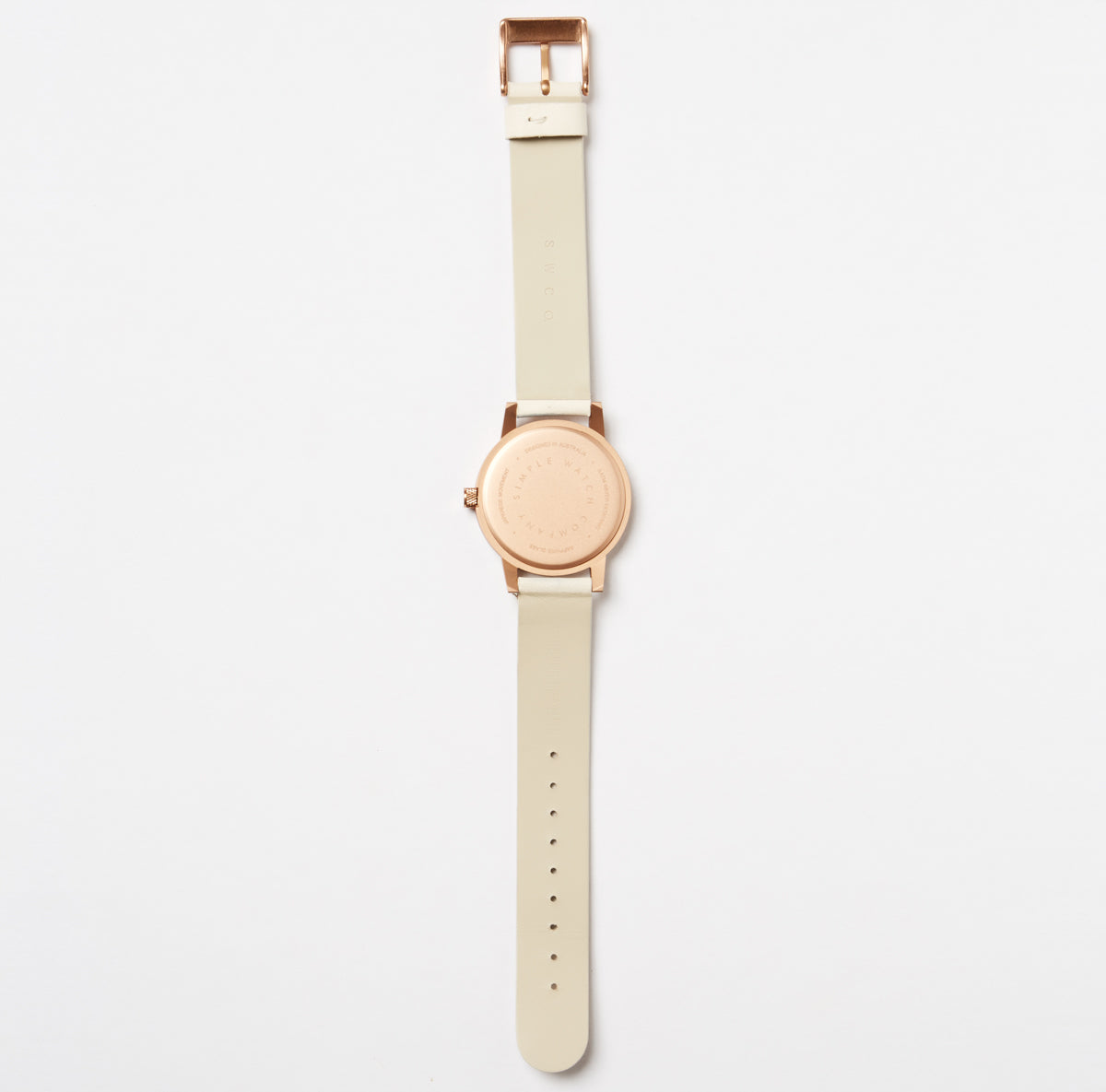 Kent Watch - Gold / White - 38mm