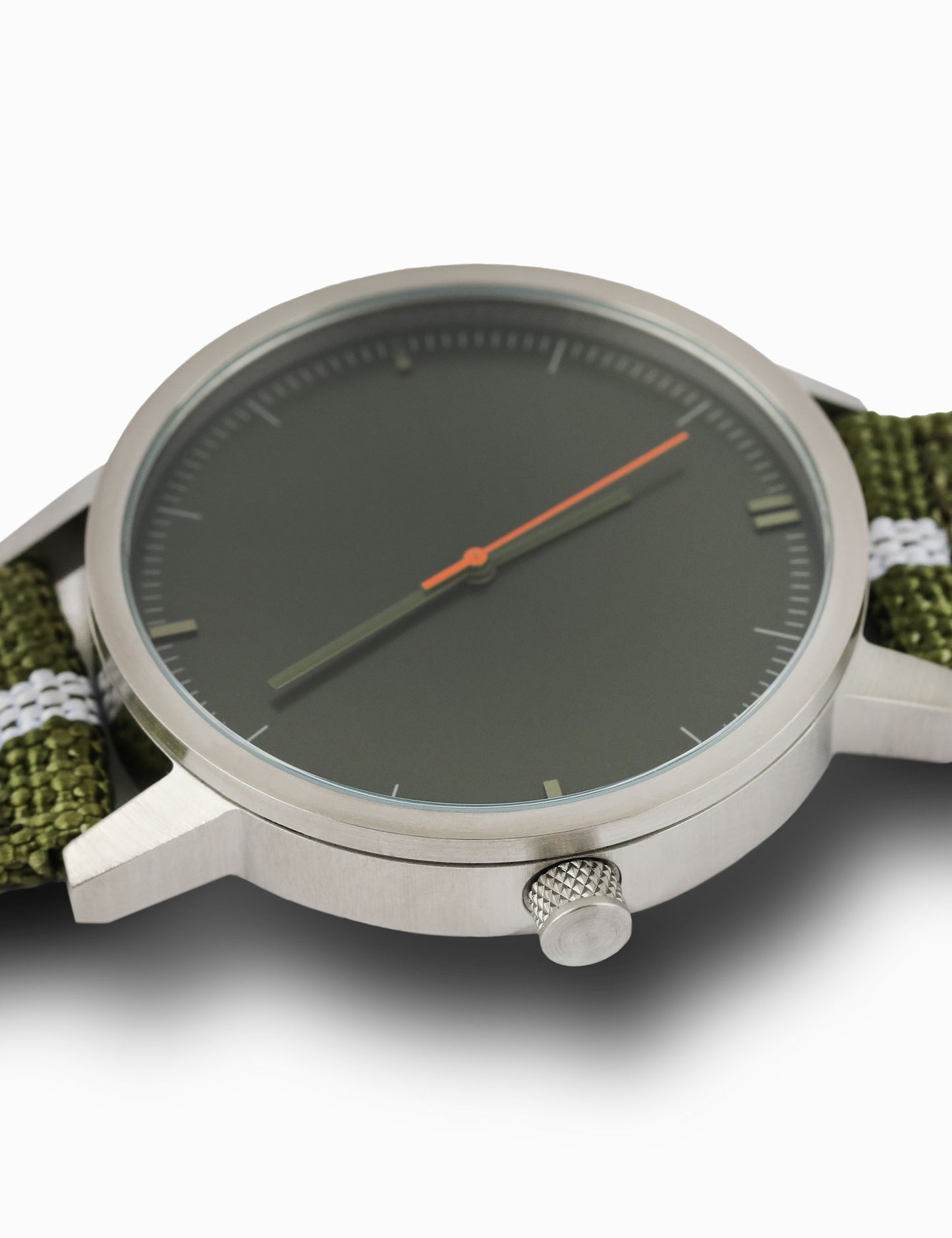 Kent Watch - Silver / Olive / Olive - 42mm